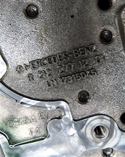 Thumbnail 7: 14-16 MERCEDES E-CLASS (W207 W212) RWD 722.9 TRANSMISSION VALVE BODY