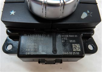 Thumbnail 6: 14-15 MERCEDES E-CLASS (W212) RADIO STEREO GPS NAVIGATION COMMAND CONTROL KNOB