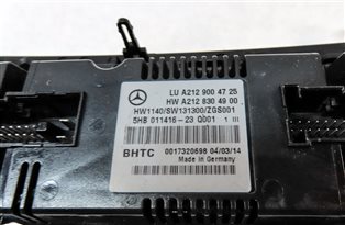 Thumbnail 7: 2014 MERCEDES BENZ E-CLASS (A207 C207 W212) FRONT HEATER A/C TEMPERATURE CONTROL