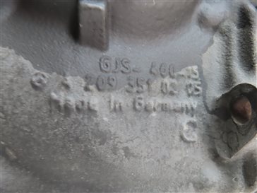 Thumbnail 8: 08-16 MB C350 E350 E400 (W204 W212) RWD REAR DIFFERENTIAL GEAR CARRIER (2.82)