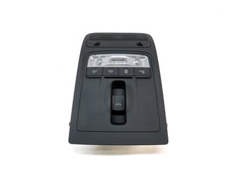 Thumbnail 5: 2017 AUDI A3 E-TRON (8V) FRONT OVERHEAD DOME LIGHT LAMP w/SWITCHES (BLACK)