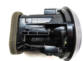 Thumbnail 6: 2017 AUDI A3 E-TRON (8V) FRONT DASH HEAT HEATER AIR AC HVAC VENT (BLACK)