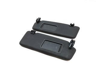 13-18 AUDI ALLROAD A3 E-TRON (B8 8VF) FRONT LEFT & RIGHT SUNVISOR SET (BLACK)