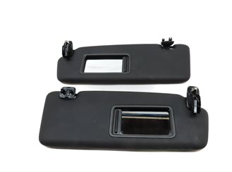 Thumbnail 4: 13-18 AUDI ALLROAD A3 E-TRON (B8 8VF) FRONT LEFT & RIGHT SUNVISOR SET (BLACK)