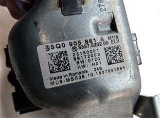 Thumbnail 6: 16-18 AUDI A3 E-TRON HYBRID (8V) SPEEDOMETER ECM BCM BODY ENGINE MODULE KEY SET