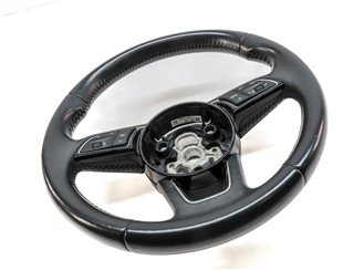 Thumbnail 3: 2017-2020 AUDI A3 S3 (8V 8Y) 3 SPOKE STEERING WHEEL w/ CONTROL SWITCH BUTTONS