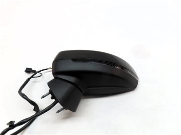 Thumbnail 5: 16-18 AUDI A3 E-TRON 8VF FRONT LEFT DRIVER HEATED BLIND SPOT DOOR MIRROR (BLACK)