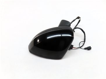 Thumbnail 6: 16-18 AUDI A3 E-TRON 8VF FRONT LEFT DRIVER HEATED BLIND SPOT DOOR MIRROR (BLACK)