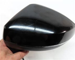Thumbnail 8: 16-18 AUDI A3 E-TRON 8VF FRONT LEFT DRIVER HEATED BLIND SPOT DOOR MIRROR (BLACK)