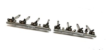 Thumbnail 3: 13 MERCEDES ML550 (W166) 4.6L (278.928) ENGINE FUEL INJECTOR SET/8 w/ FUEL RAILS