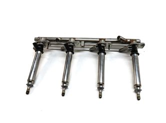 Thumbnail 6: 13 MERCEDES ML550 (W166) 4.6L (278.928) ENGINE FUEL INJECTOR SET/8 w/ FUEL RAILS