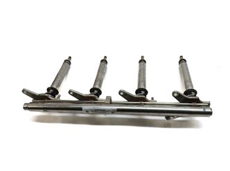 Thumbnail 7: 13 MERCEDES ML550 (W166) 4.6L (278.928) ENGINE FUEL INJECTOR SET/8 w/ FUEL RAILS