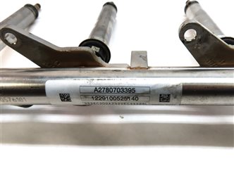 Thumbnail 9: 13 MERCEDES ML550 (W166) 4.6L (278.928) ENGINE FUEL INJECTOR SET/8 w/ FUEL RAILS