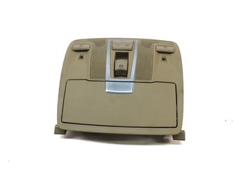 Thumbnail 2: 2013 MERCEDES ML550 (W166) FRONT OVERHEAD DOME LIGHT LAMP w/SWITCHES (BEIGE)