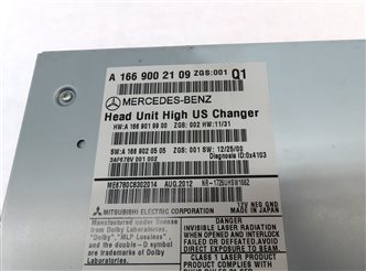 Thumbnail 5: 2013 MERCEDES GL350 GL450 GL550 ML350 ML550 (W166 X166) CD RADIO STEREO RECEIVER