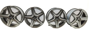 2013-2019 MERCEDES ML GLE W166 20x9 INCH 5 SPOKE ALUMINUM ALLOY WHEEL RIM SET/4