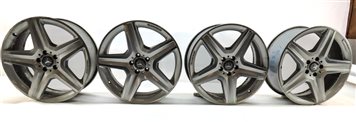 Thumbnail 2: 2013-2019 MERCEDES ML GLE W166 20x9 INCH 5 SPOKE ALUMINUM ALLOY WHEEL RIM SET/4