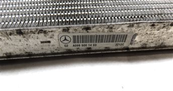 Thumbnail 7: 2012-2016 MERCEDES GL450 GL550 ML550 (W166 X166) AUXILIARY INTERCOOLER RADIATOR