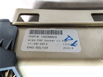 Thumbnail 9: 2013 MERCEDES ML550 (W166) FRONT CENTER SLIDING COVER CUPHOLDER CUP HOLDER BEIGE