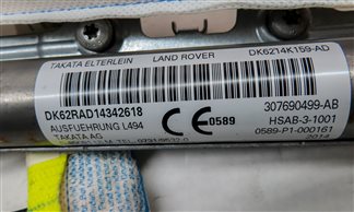 Thumbnail 5: 2014-2020 RANGE ROVER SPORT (L494) RIGHT PASSENGER SIDE CURTAIN AIRBAG AIR BAG