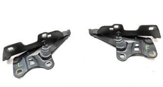 Thumbnail 2: 2013-2022 RANGE ROVER SPORT (L405 L494) LEFT & RIGHT HOOD HINGE SET (GRAY)