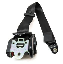Thumbnail 4: 15 RANGE ROVER SPORT L494 REAR 2ND ROW LEFT SEATBELT RETRACTOR(BLACK) (BLACK)