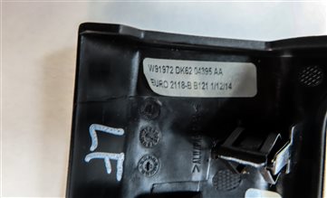 Thumbnail 22: 2015 LAND RANGE ROVER SPORT (L494) INTERIOR DASH CONSOLE DOOR TRIM SET/7(BLACK)