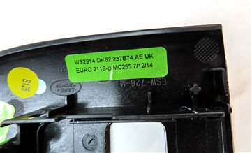 Thumbnail 23: 2015 LAND RANGE ROVER SPORT (L494) INTERIOR DASH CONSOLE DOOR TRIM SET/7(BLACK)