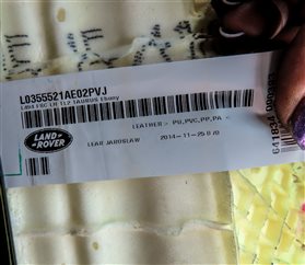Thumbnail 7: 2015 RANGE ROVER SPORT (L494) FRONT LEFT DRIVER LOWER HEATED SEAT CUSHION(BLACK)