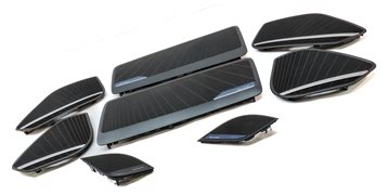 Thumbnail 3: 2018 AUDI A4 (B9 8W) BANG & OLUFSEN STEREO SPEAKER GRILLE COVER TRIM SET/8