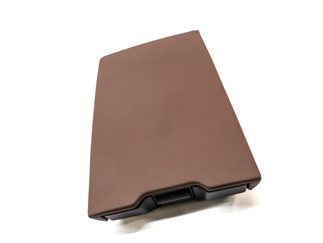 Thumbnail 3: 2018 AUDI A4 (B9 8W) REAR CENTER SEAT BACK CONSOLE ARM REST CUP HOLDER (BROWN)
