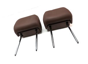 Thumbnail 3: 17-19 AUDI A4 S4 ALLROAD FRONT LEFT & RIGHT SEAT HEADREST HEAD REST SET/2(BROWN)