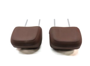 Thumbnail 4: 17-19 AUDI A4 S4 ALLROAD FRONT LEFT & RIGHT SEAT HEADREST HEAD REST SET/2(BROWN)