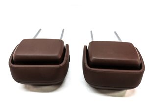 Thumbnail 5: 17-19 AUDI A4 S4 ALLROAD FRONT LEFT & RIGHT SEAT HEADREST HEAD REST SET/2(BROWN)
