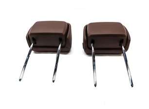 Thumbnail 6: 17-19 AUDI A4 S4 ALLROAD FRONT LEFT & RIGHT SEAT HEADREST HEAD REST SET/2(BROWN)