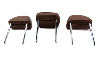 Thumbnail 6: 17-19 AUDI A4 ALLROAD REAR LEFT/CENTER/RIGHT SEAT HEAD HEADREST SET/3 (BROWN)