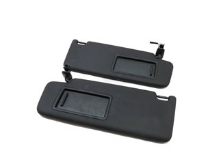 2017-2019 AUDI A4 (B9 8W) FRONT LEFT & RIGHT SUNVISOR SHADE SET-2 (BLACK)