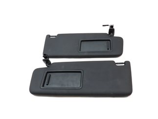 Thumbnail 2: 2017-2019 AUDI A4 (B9 8W) FRONT LEFT & RIGHT SUNVISOR SHADE SET-2 (BLACK)