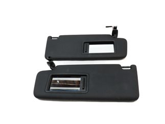 Thumbnail 4: 2017-2019 AUDI A4 (B9 8W) FRONT LEFT & RIGHT SUNVISOR SHADE SET-2 (BLACK)