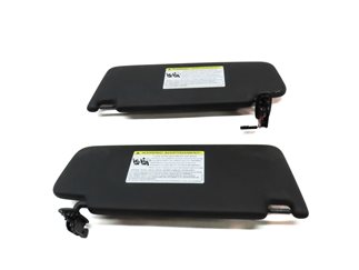 Thumbnail 5: 2017-2019 AUDI A4 (B9 8W) FRONT LEFT & RIGHT SUNVISOR SHADE SET-2 (BLACK)