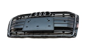 Thumbnail 2: 2017-2019 AUDI A4 (B9 8W) FRONT CENTER GRILLE TRIM AIR VENT (FOR MODELS w/ PDC)