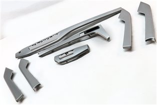Thumbnail 3: 18 AUDI A4 B9 8W INTERIOR DASH CONSOLE FRONT REAR DOOR TRIM SET/7 (ALUMINUM)