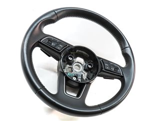 Thumbnail 3: 2017-2019 AUDI A4 A5 S4 (B9 8W F5) 3-SPOKE STEERING WHEEL w/SHIFT PADDLES(BLACK)