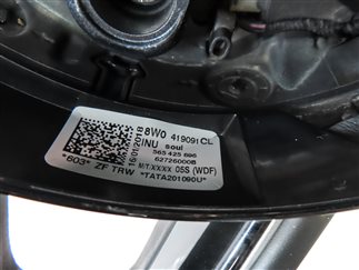 Thumbnail 6: 2017-2019 AUDI A4 A5 S4 (B9 8W F5) 3-SPOKE STEERING WHEEL w/SHIFT PADDLES(BLACK)