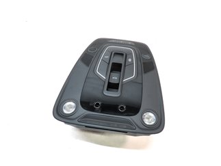2018 AUDI A4 (B9 8W) FRONT OVERHEAD DOME LIGHT LAMP w/SWITCHES (BLACK)