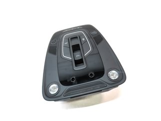 Thumbnail 3: 2018 AUDI A4 (B9 8W) FRONT OVERHEAD DOME LIGHT LAMP w/SWITCHES (BLACK)