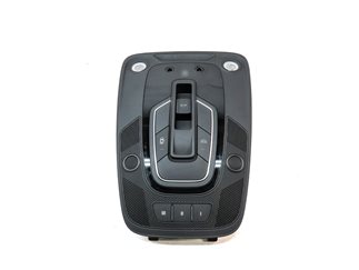 Thumbnail 4: 2018 AUDI A4 (B9 8W) FRONT OVERHEAD DOME LIGHT LAMP w/SWITCHES (BLACK)