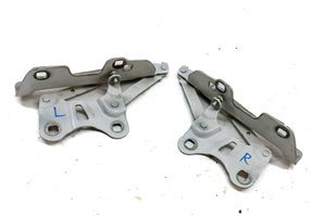 Thumbnail 1: 2013-2022 RANGE ROVER SPORT (L405 L494) LEFT & RIGHT HOOD HINGE SET (WHITE)