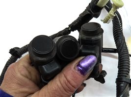 Thumbnail 5: 2015 LAND RANGE ROVER SPORT (L494) REAR PARK ASSIST PDC SENSOR SET/4 w/HARNESS