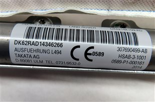 Thumbnail 5: 2014-2020 RANGE ROVER SPORT (L494) RIGHT PASSENGER SIDE CURTAIN AIRBAG AIR BAG